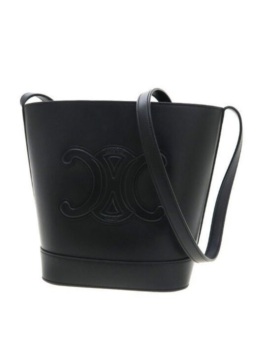Celine Handbags - Celine Small Baguette Cuir Triomphe